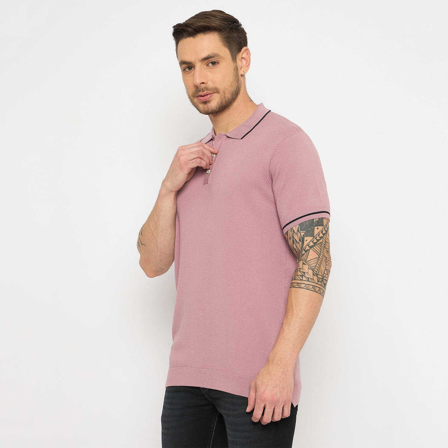 Duke Urban Men Half Sleeve Cotton Tshirt (LF7464)