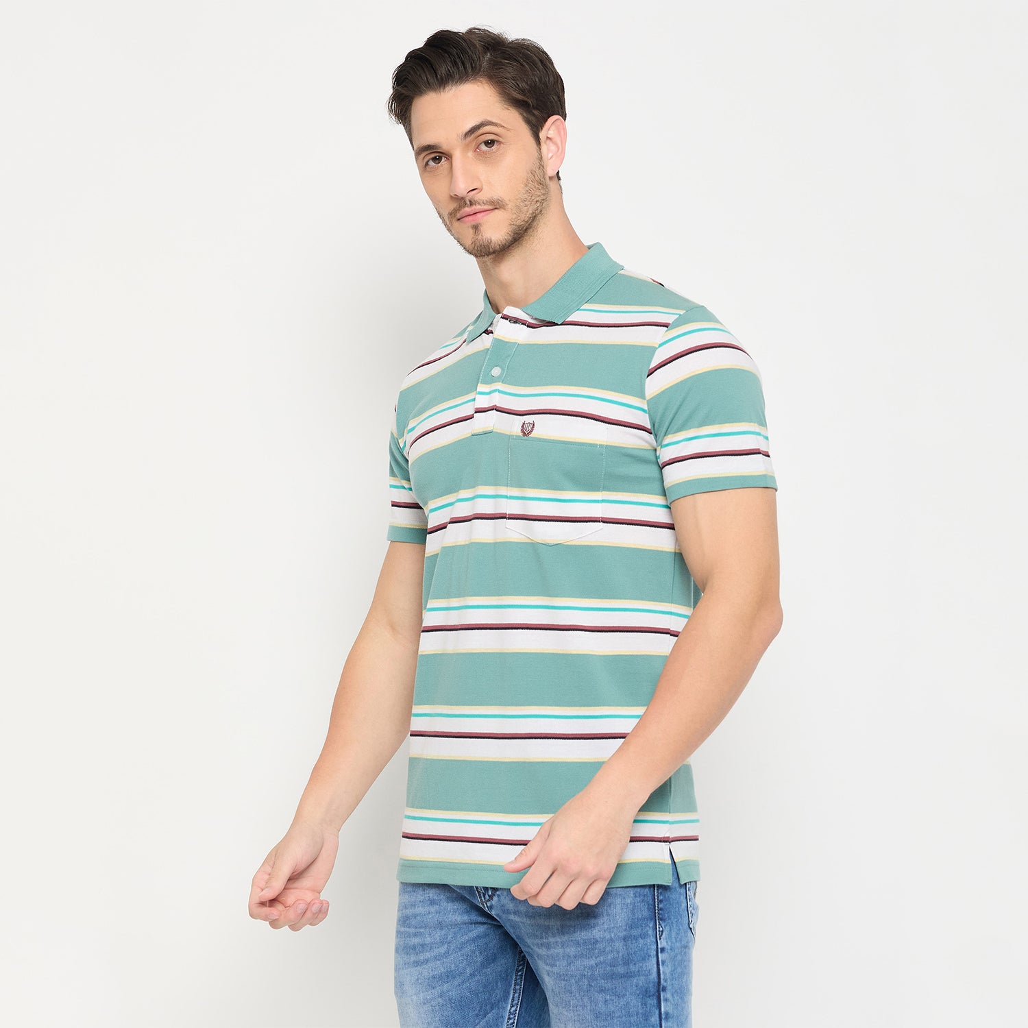 Duke Strardust Men Half Sleeve Cotton T-shirt (LF7045)