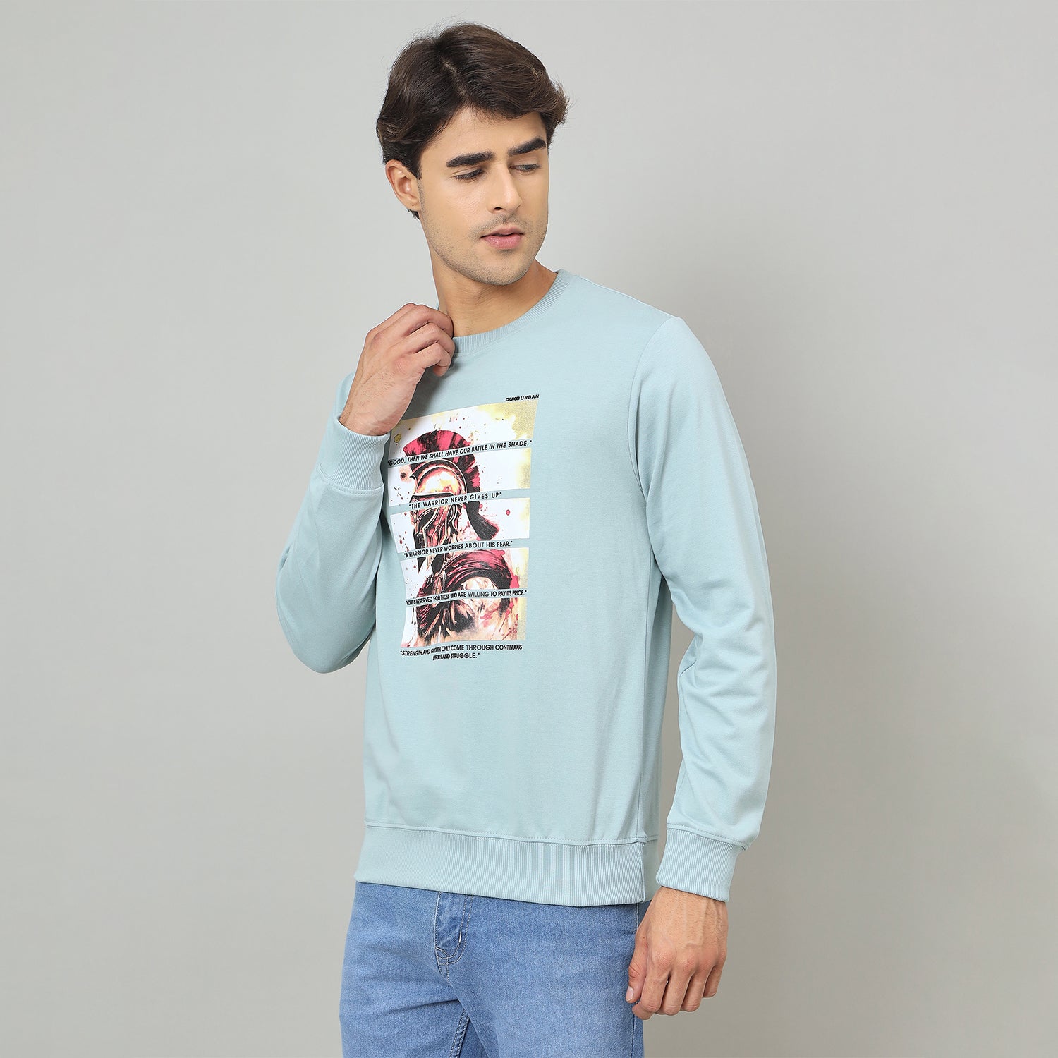 Duke Urban Men Round Neck Regular Sweatshirt (LF6437)