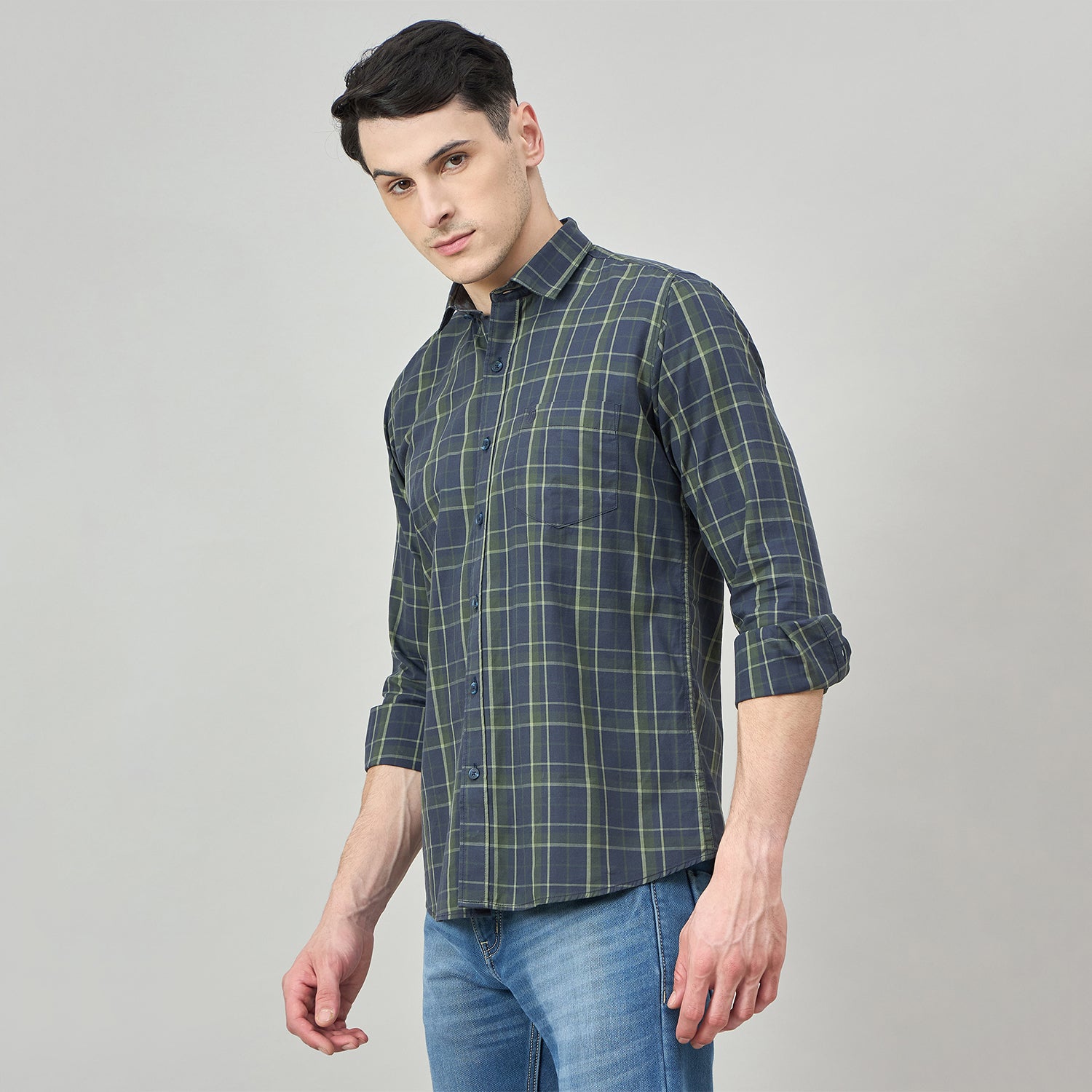 Duke Urban Men Full Sleeve Cotton Shirt (SDO8CKBA)
