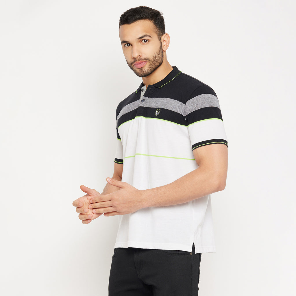 Duke Stardust Men Half Sleeve Polo Neck Cotton T-shirt (4085)