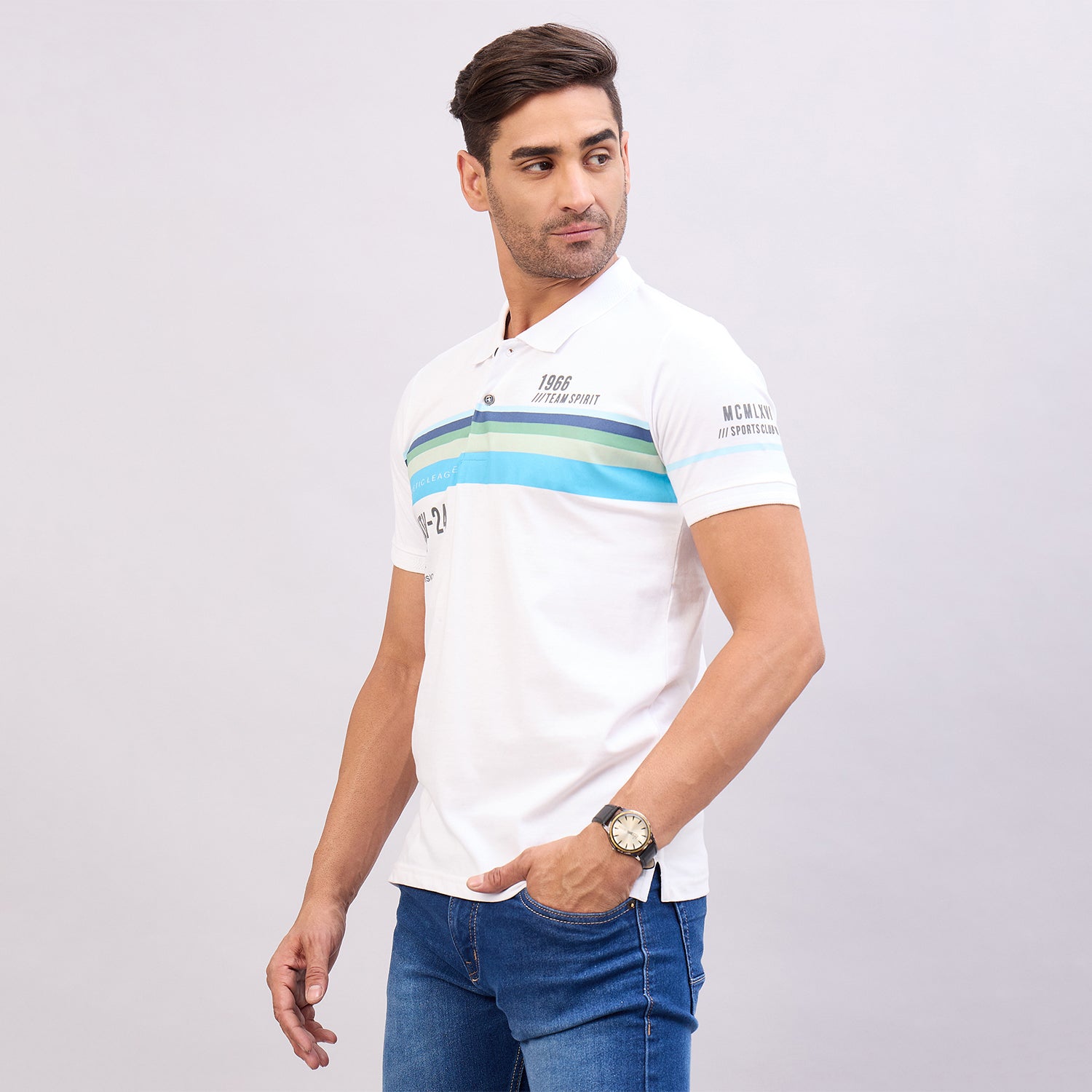 Duke Urban Men Half Sleeve Cotton Polo Tshirt (ON3058)