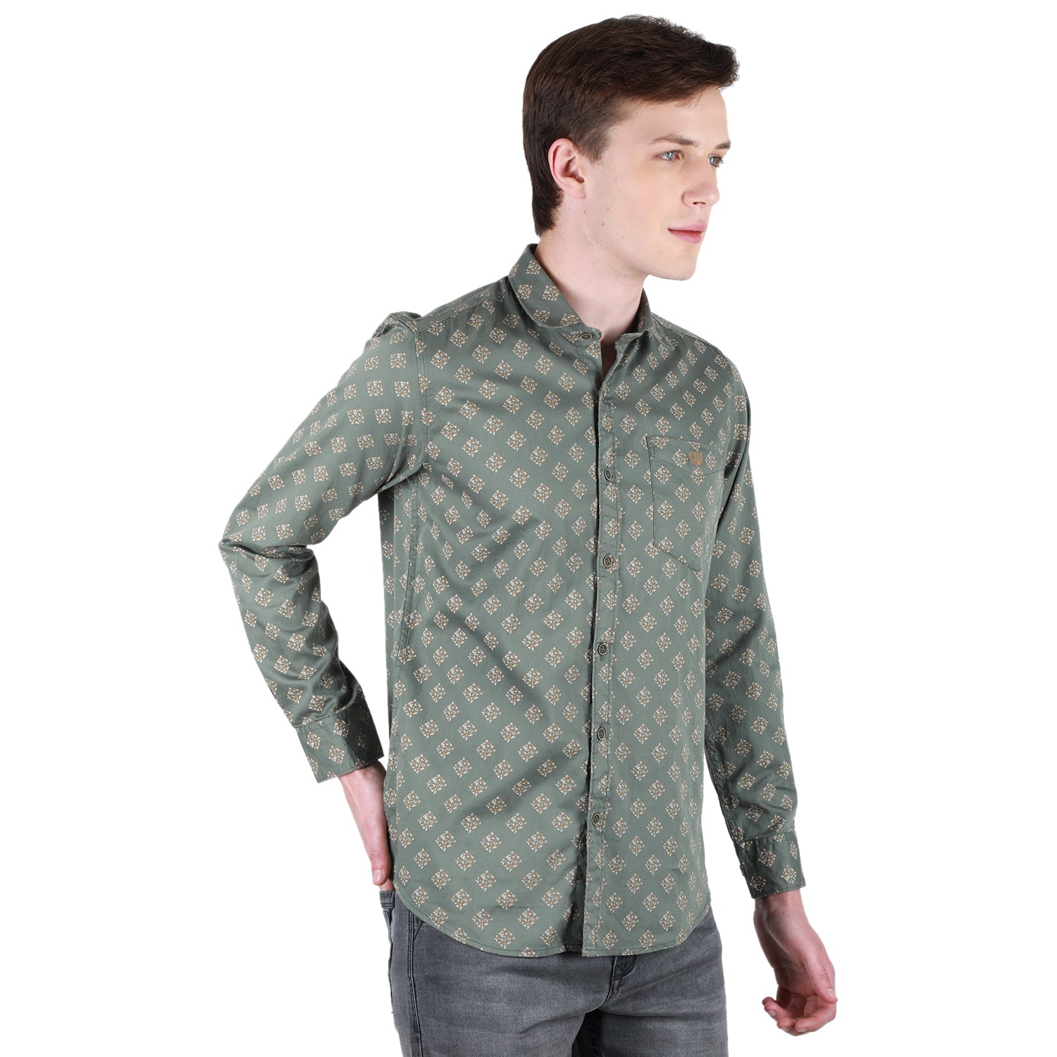 Duke Urban Men Full Sleeve Cotton Shirt (SDO3PRTB)