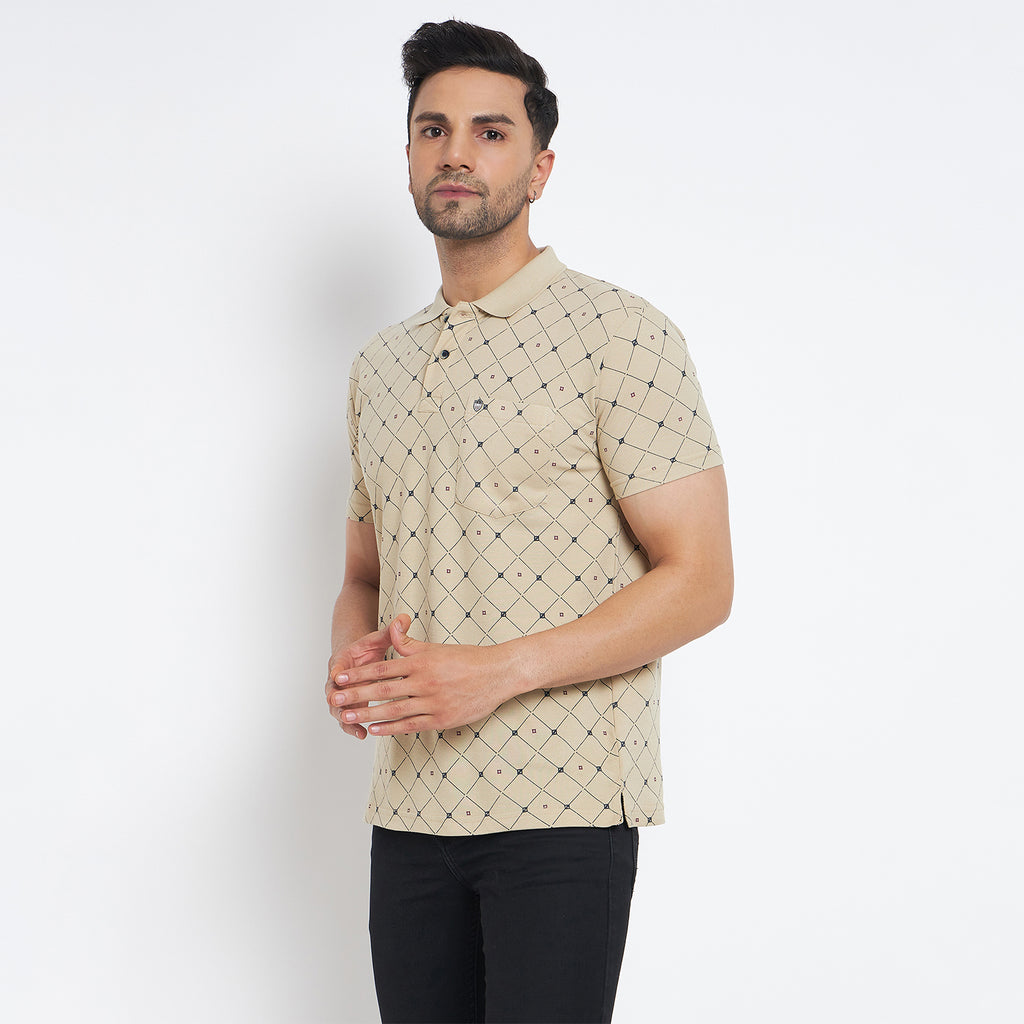 Duke Stardust Men Half Sleeve Cotton T-shirt (MLF7116)