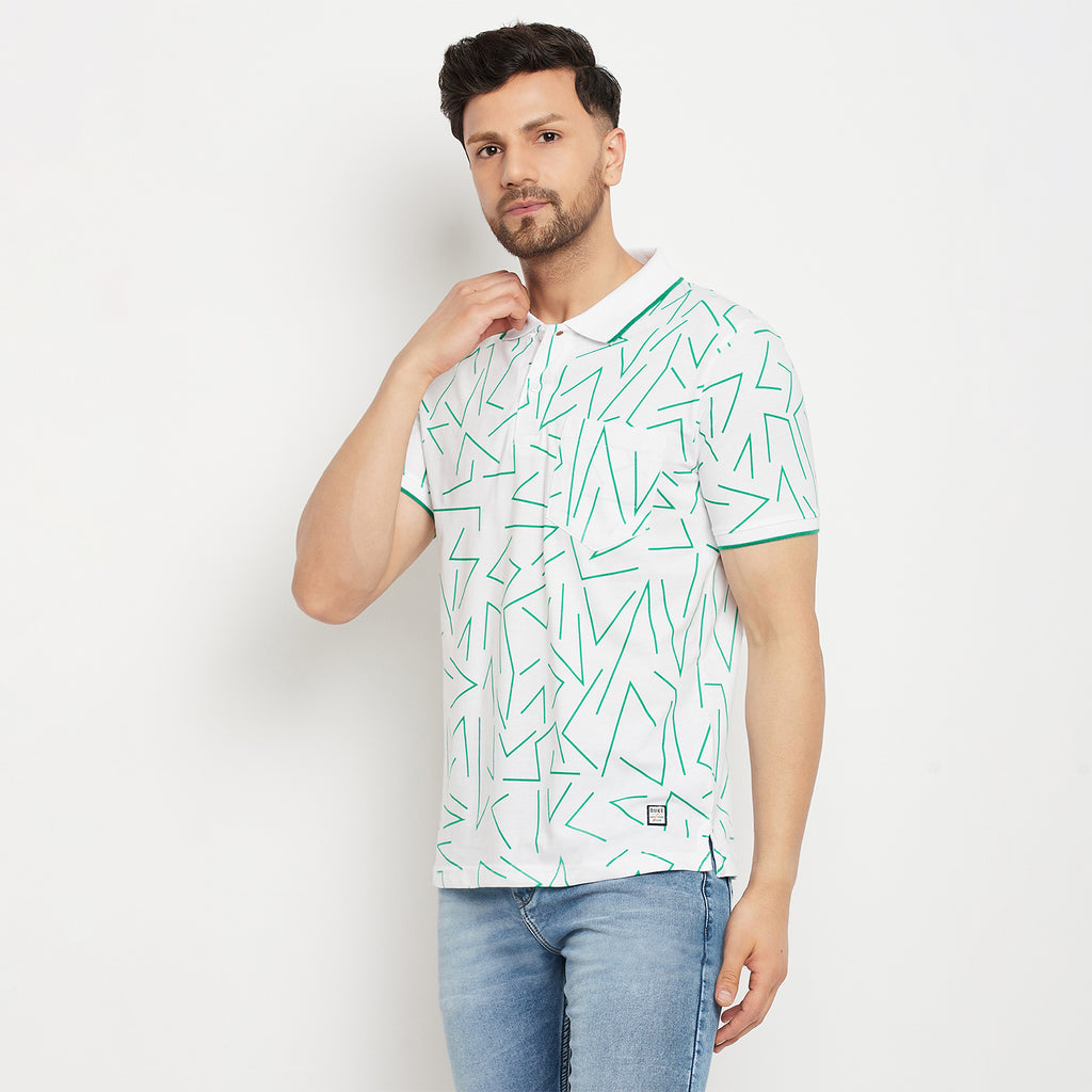 Duke Stardust Men Half Sleeve Polo Neck Cotton T-shirt (1142)