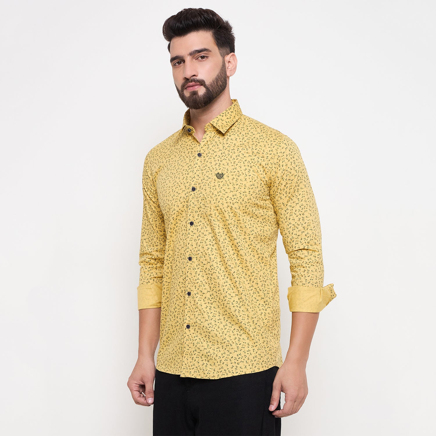 Duke Urban Men Full Sleeve Cotton Shirt (SDO6PRTT)