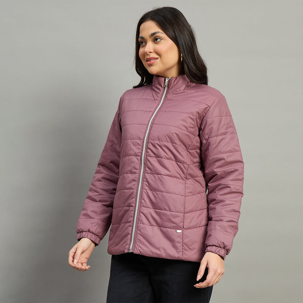 Duke Urban Women High Neck Full Sleeve Reversible Regular Jacket (SDZ2121)
