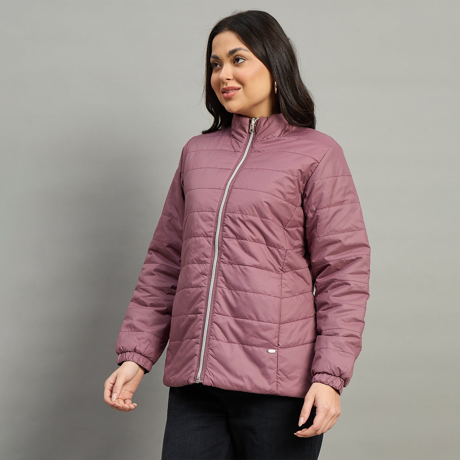 Duke Urban Women High Neck Full Sleeve Reversible Regular Jacket (SDZ2121)
