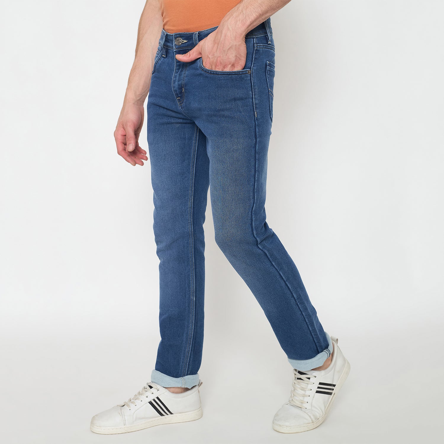 Duke Urban Men Narrow Bottom Stretchable Jeans (SDD5905N)