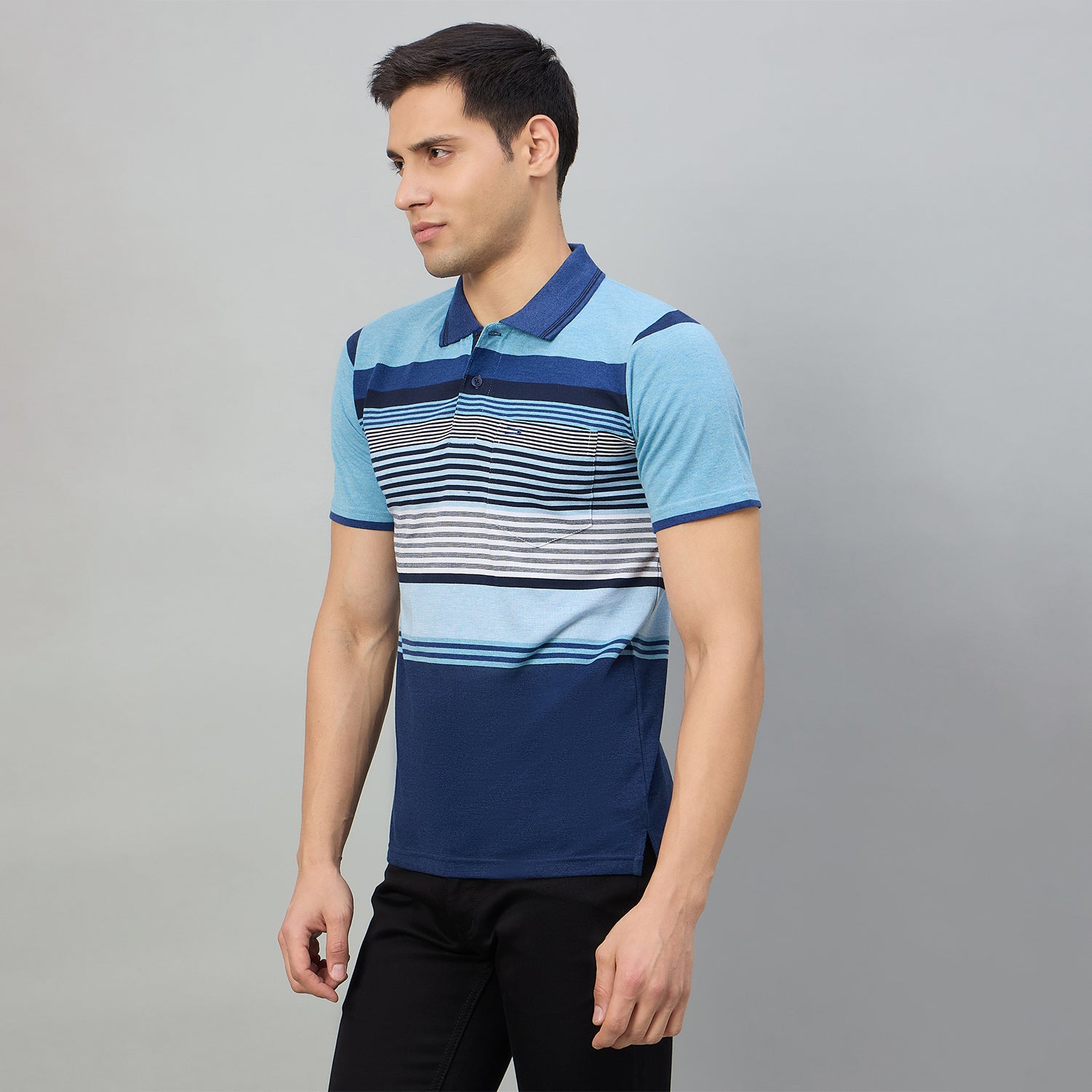 Duke Men Half Sleeve Cotton Regualr Fit Casual T-shirt (MLF1180)