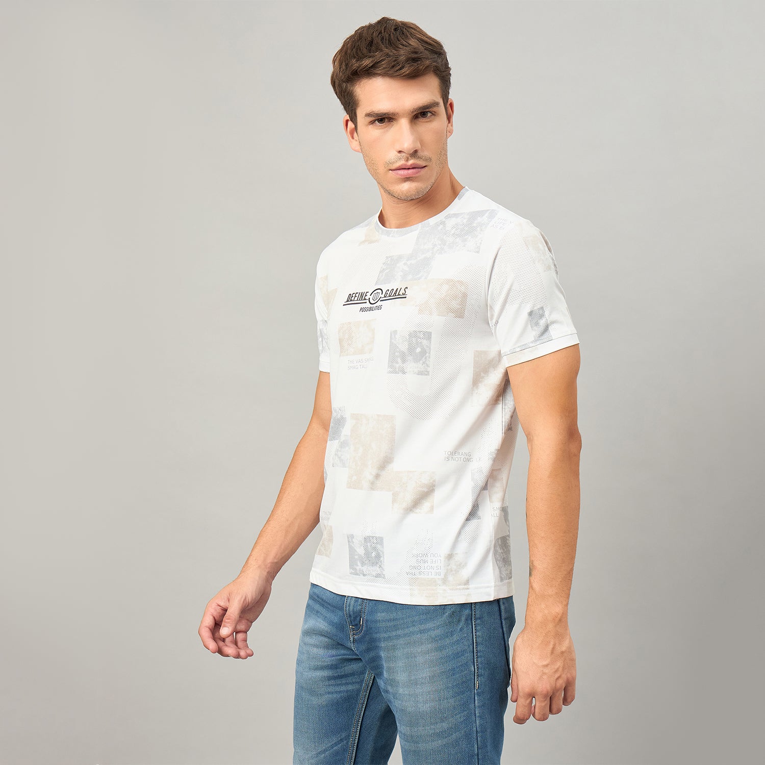 Duke Urban Men Half Sleeve Cotton Tshirt (LF7610)