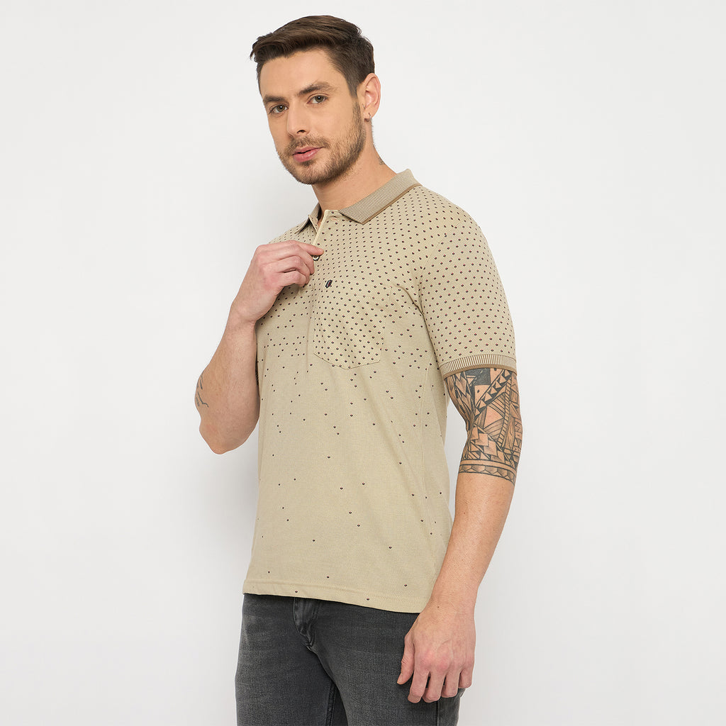 Duke Urban Men Half Sleeve Cotton Tshirt (LF7415)