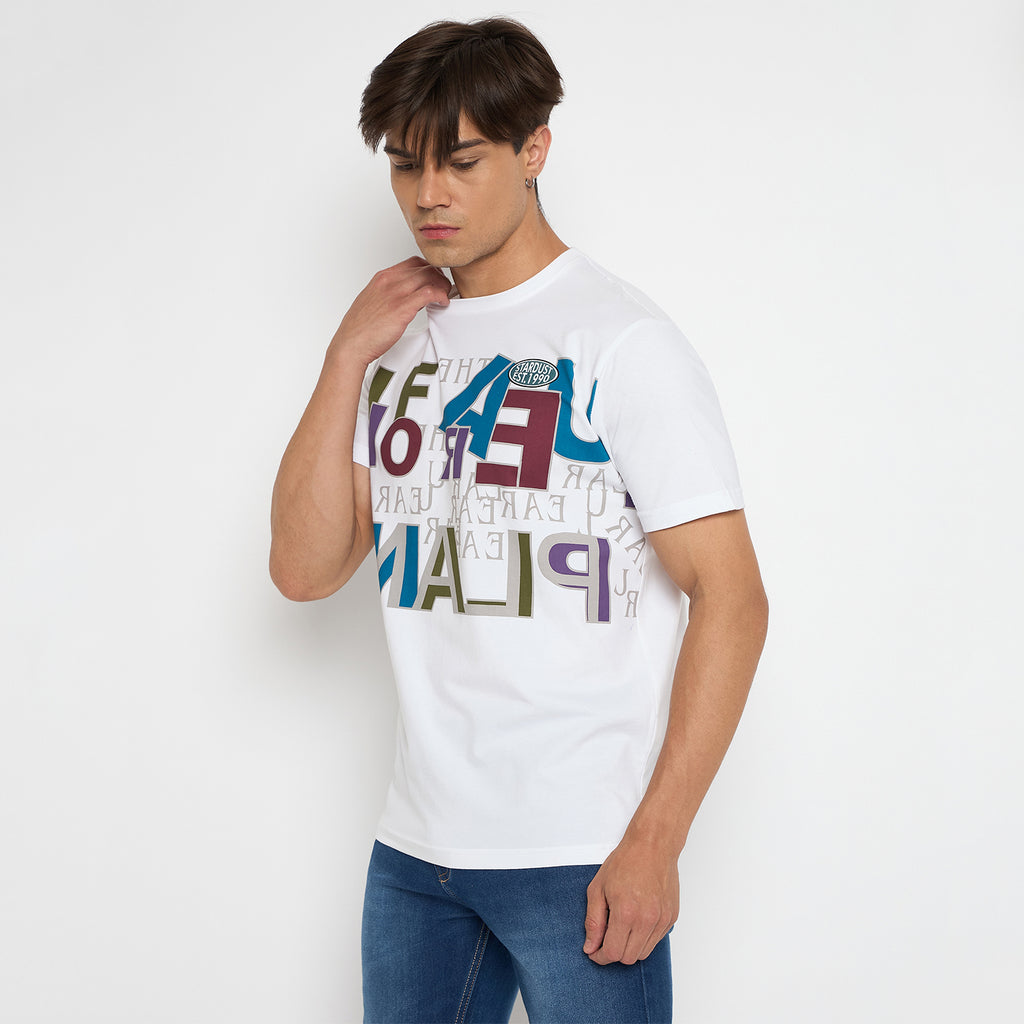 Duke Urban Men Half Sleeve Cotton T-shirt (LF7053)