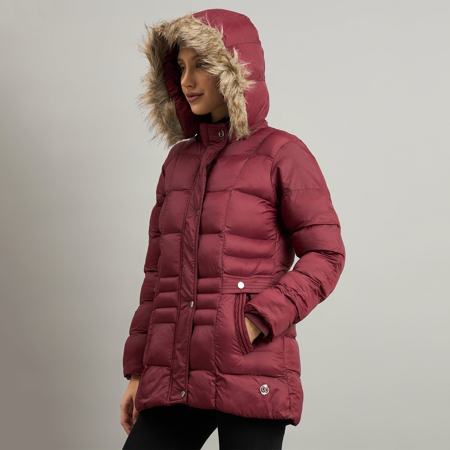 Duke Urban Women Short Style Hooded Bomber Jacket (SDZ4145)