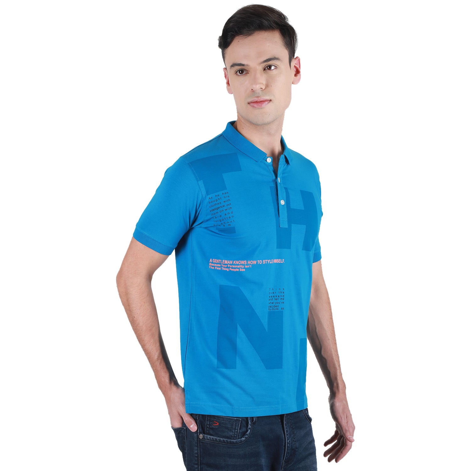 Duke Stardust Men Half Sleeve Cotton Tshirt (4223)
