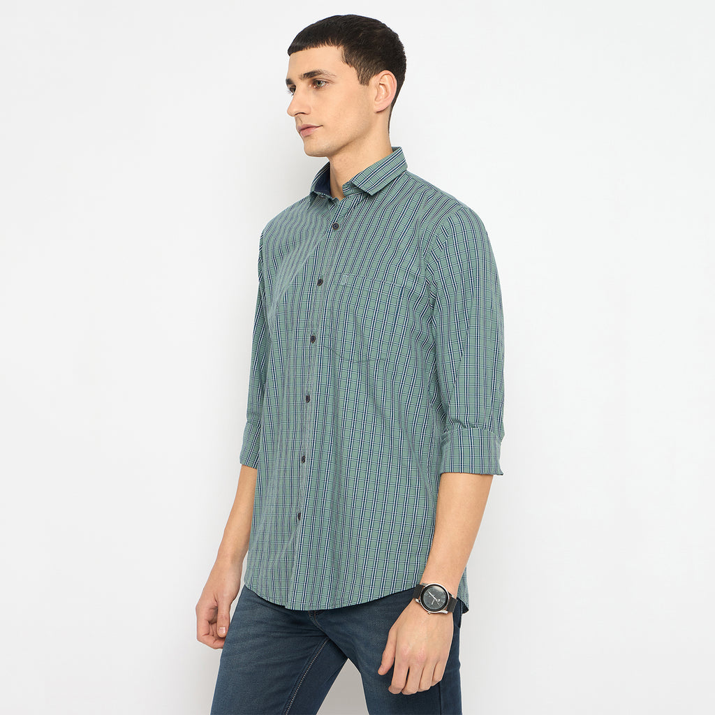 Duke Urban Men Full Sleeve Cotton Shirt (SDO5CKAR)
