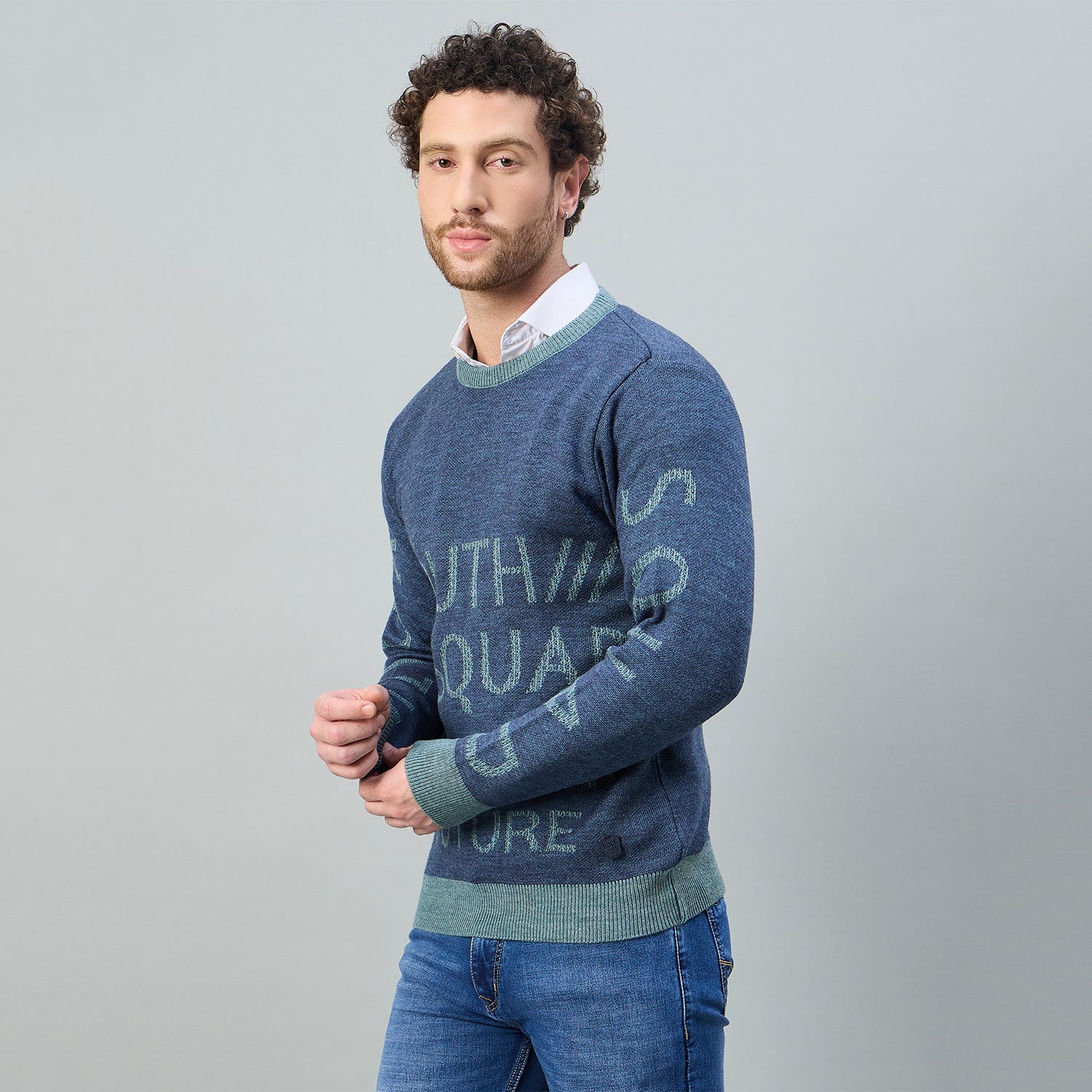 Duke Urban Men Full Sleeve Round Neck Pullover (SDS2118)