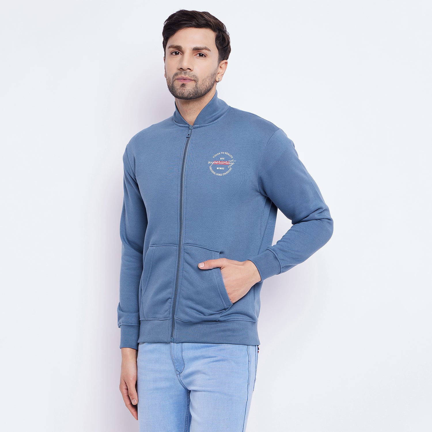 Duke Urban Men Zipper Sweatshirt (LF6294)