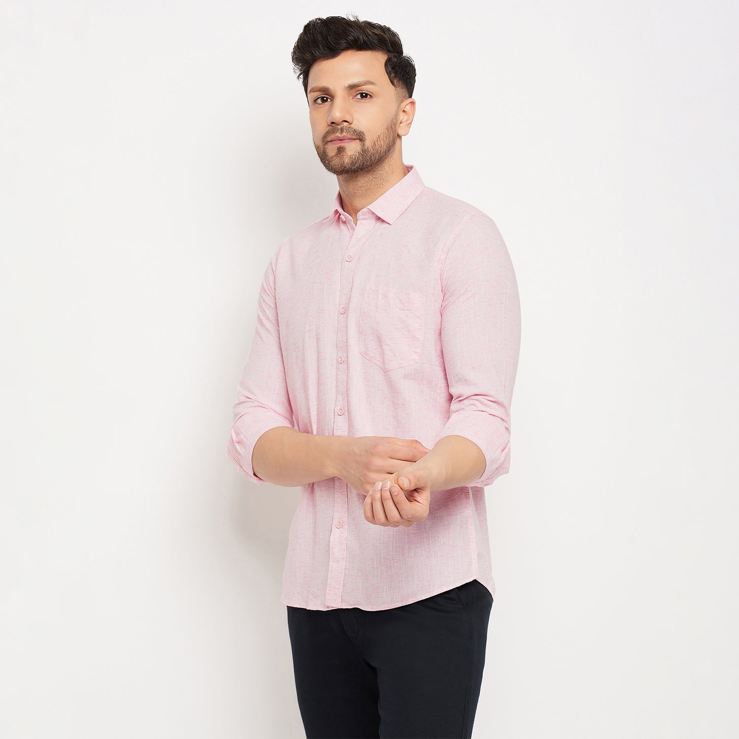 Duke Urban Men Full Sleeve Cotton Shirt (SDO8PLCA)