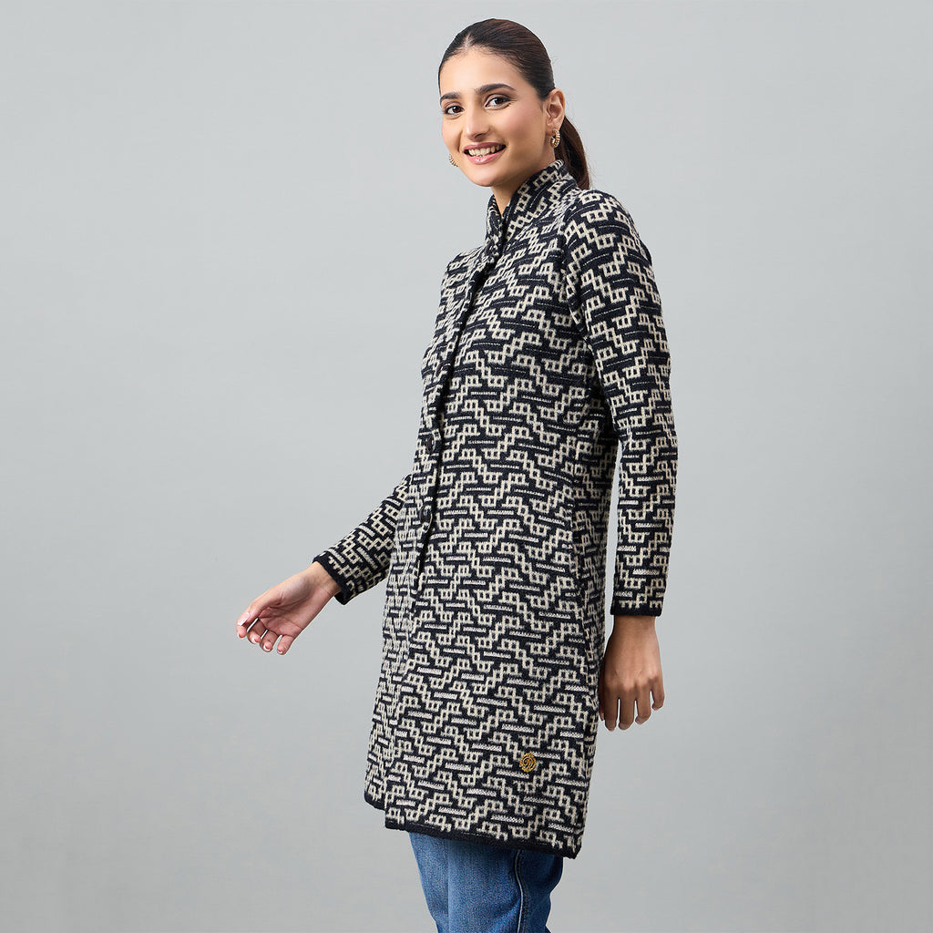 Duke Urban Women Long Coat Regular Sweater (SDS1325)