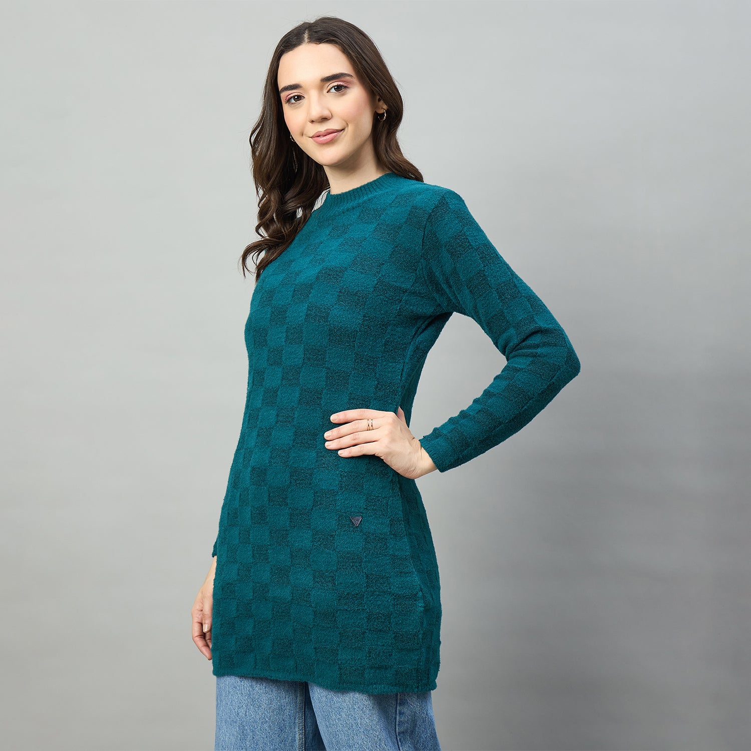 Duke Urban Women Full Sleeve Round Neck Sweater (SDS1256)