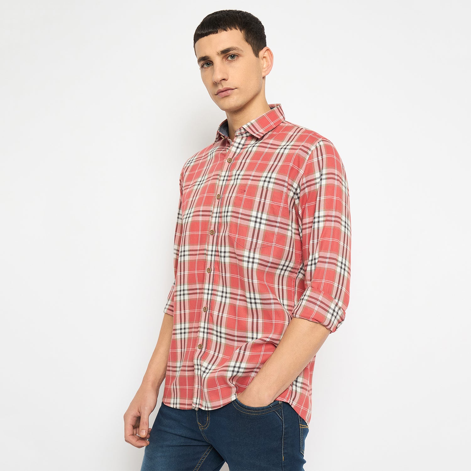 Duke Urban Men Full Sleeve Cotton Shirt (SDO8CKAH)