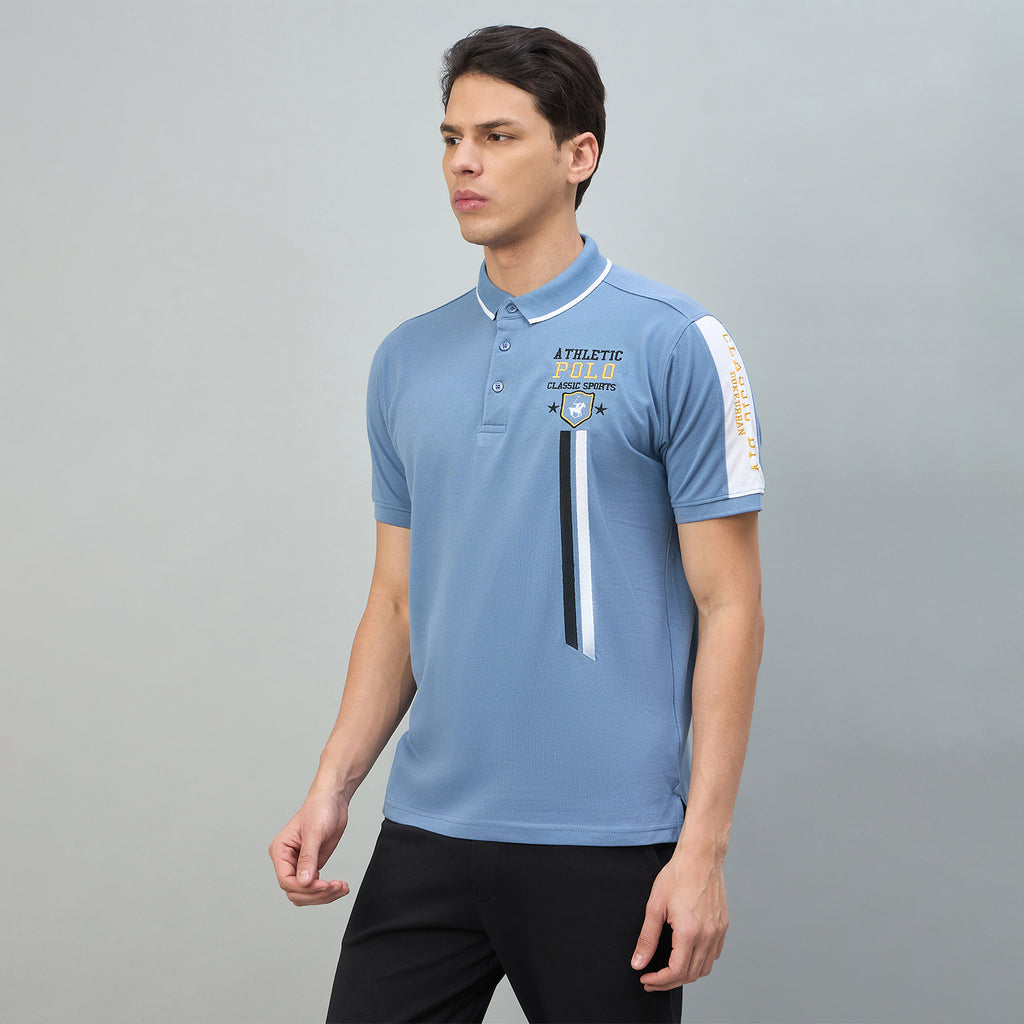 Duke Urban Men Solid Half Sleeve Slim fit Polo Tshirt (LF7552)