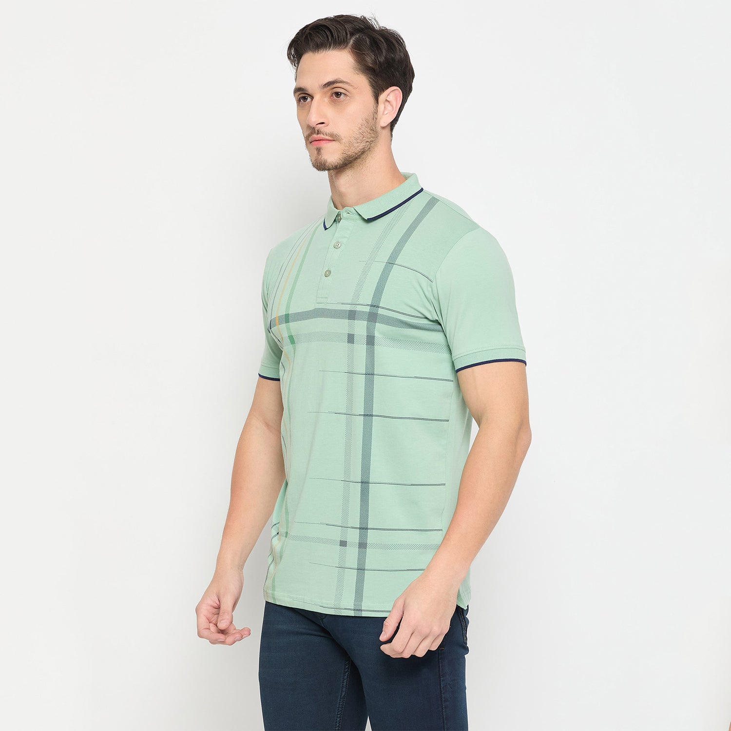 Duke Strardust Men Half Sleeve Cotton T-shirt (LF7139)