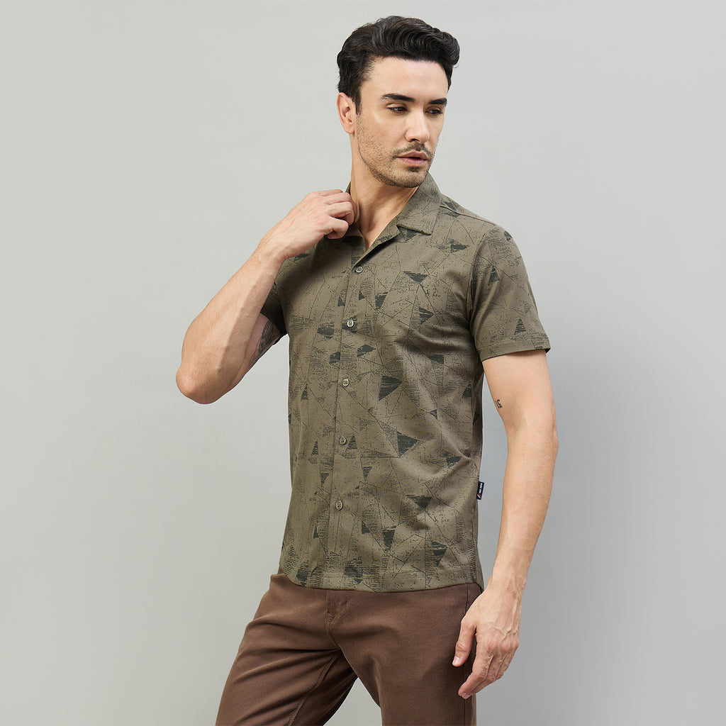 Duke Urban Men Regular Half Sleeve Cotton Shirt (LF6091A)