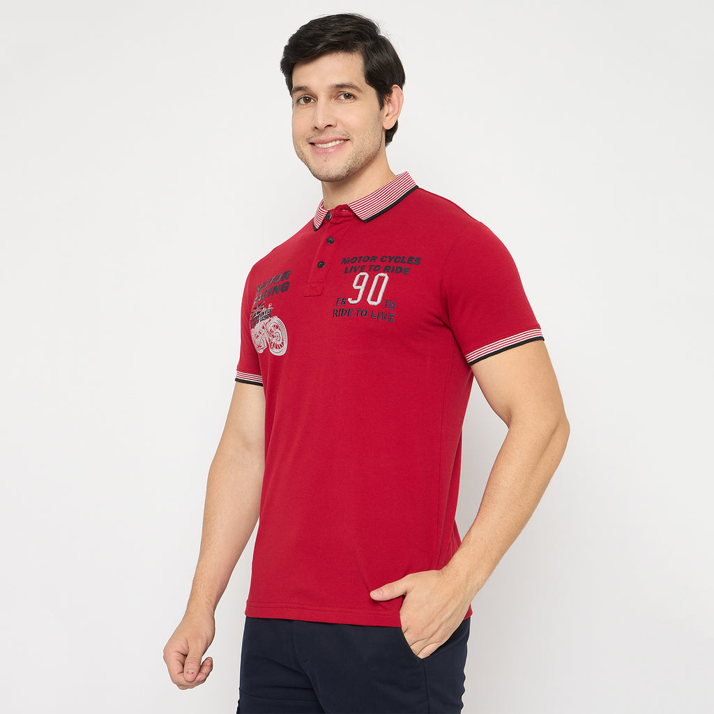 Duke Urban Men Half Sleeve Cotton Tshirt (LF7490)