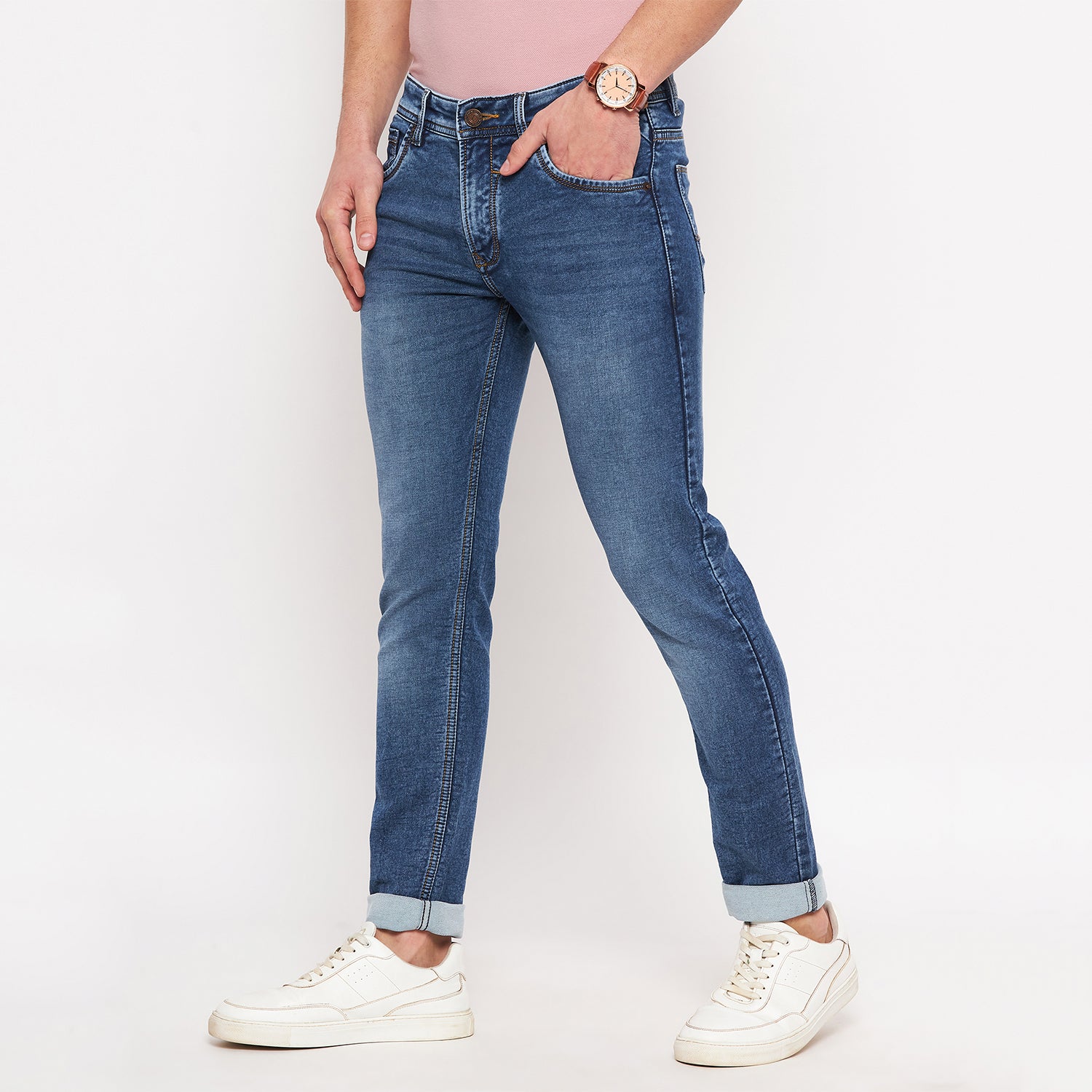 Duke Stardust Men Slim Fit Stretchable Jeans (SDD5510)
