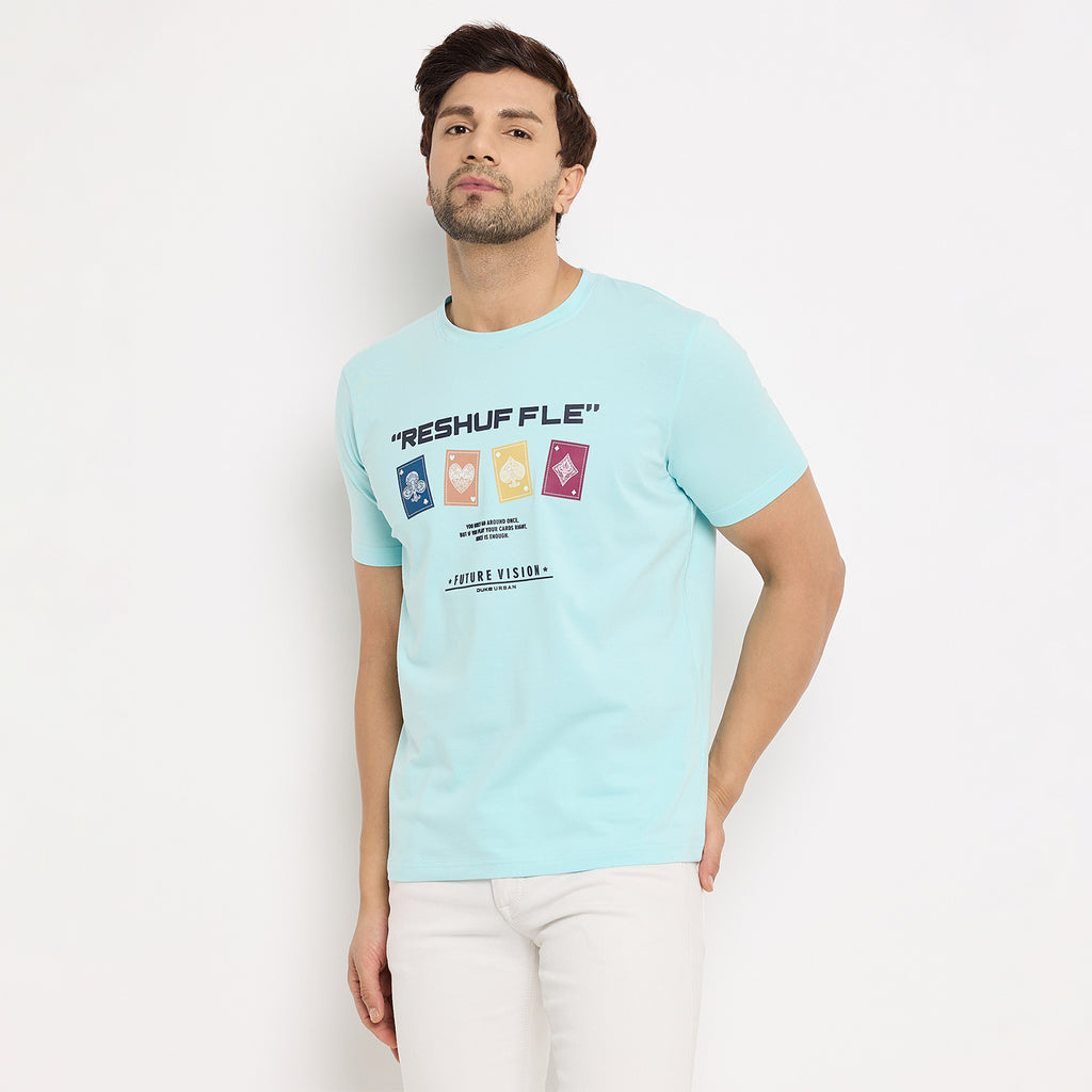Duke Urban Men Half Sleeve Cotton T-shirt (LF7148)