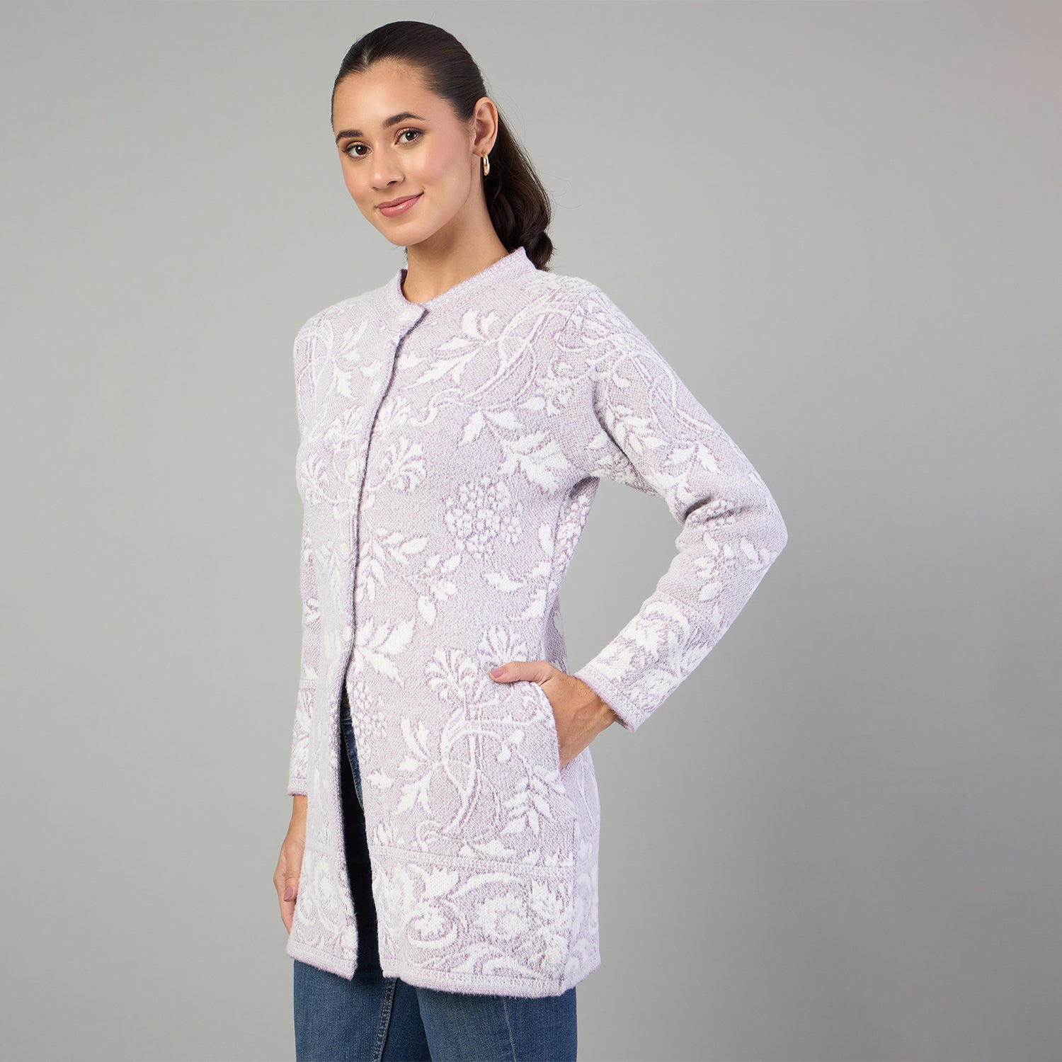 Duke Urban Women Long Coat Shortstyle Cardigan (ONSDS107)