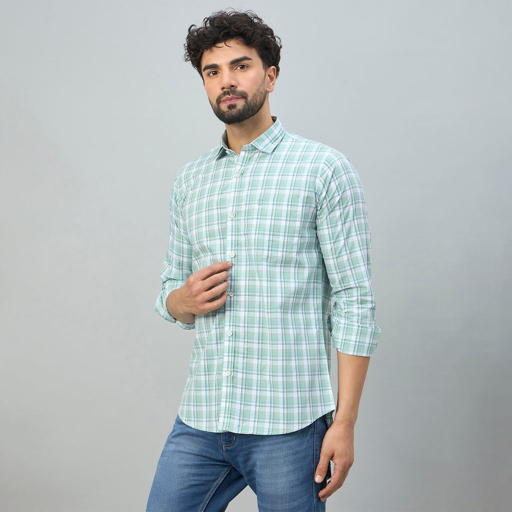 Duke Urban Men Shortstyle Checkered Shirt (SDO9CKT)