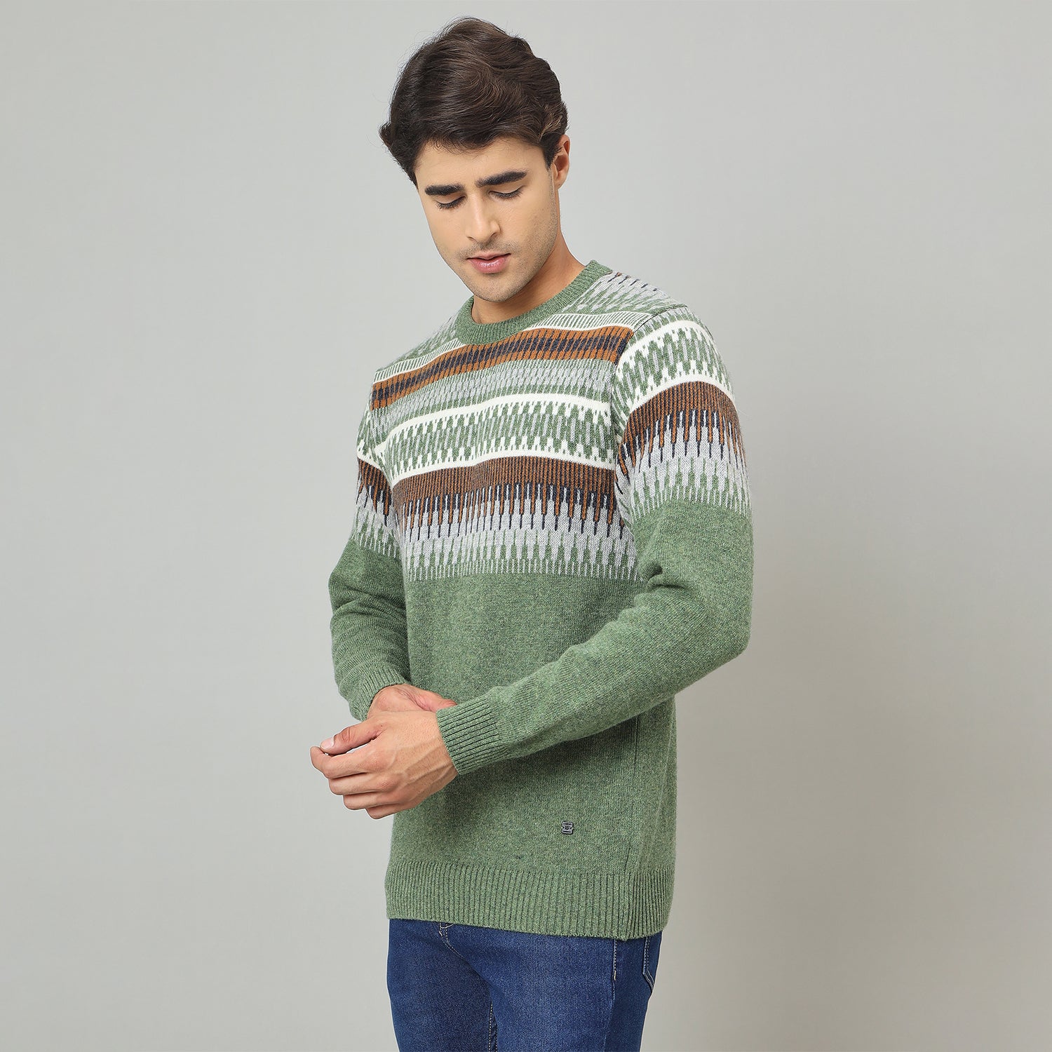 Duke Urban Men Full Sleeve Classic round neck sweater (SDS2237)