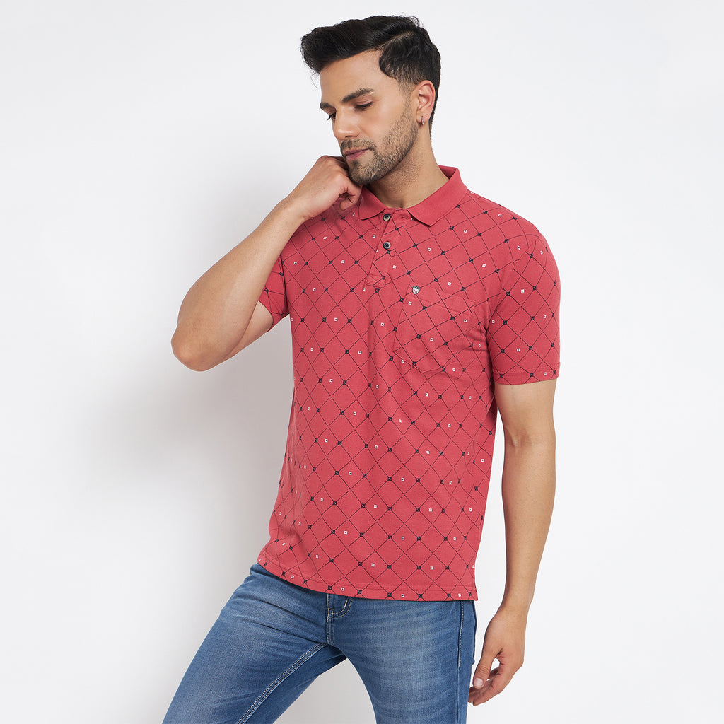 Duke Stardust Men Half Sleeve Cotton T-shirt (MLF7116)