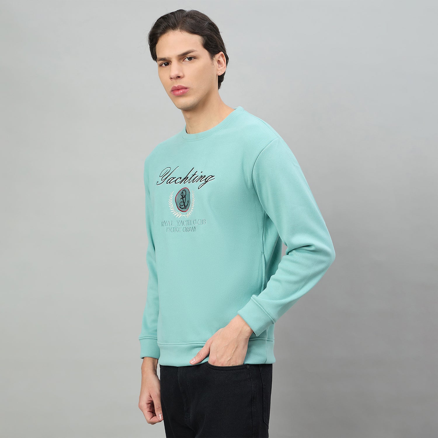 Duke Urban Men Round Neck Full Sleeve Regular Sweatshirt (LF6496)