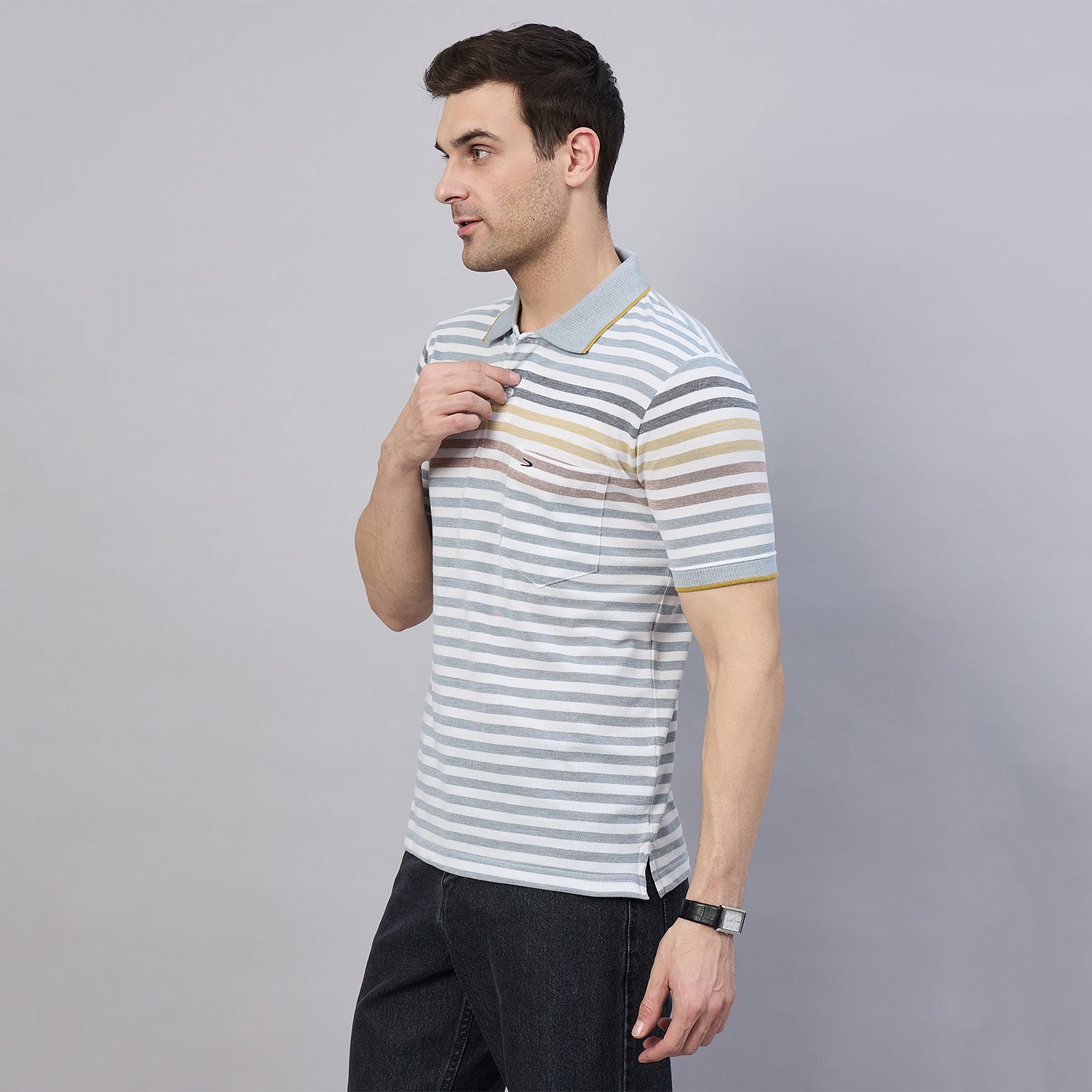 Duke Urban Men Half Sleeve Cotton Polo Tshirt (ON2121)