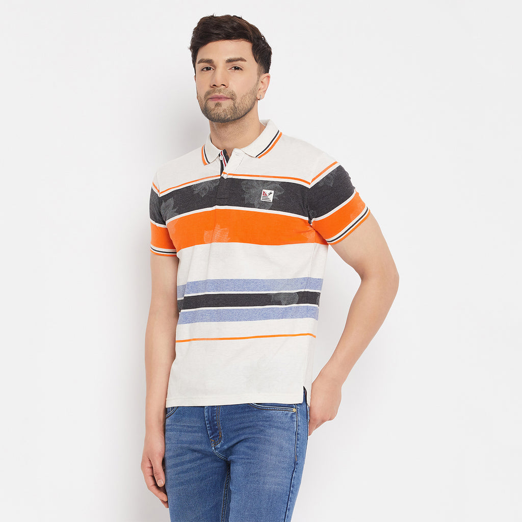 Duke Stardust Men Half Sleeve Cotton T-shirt (MLF4596)