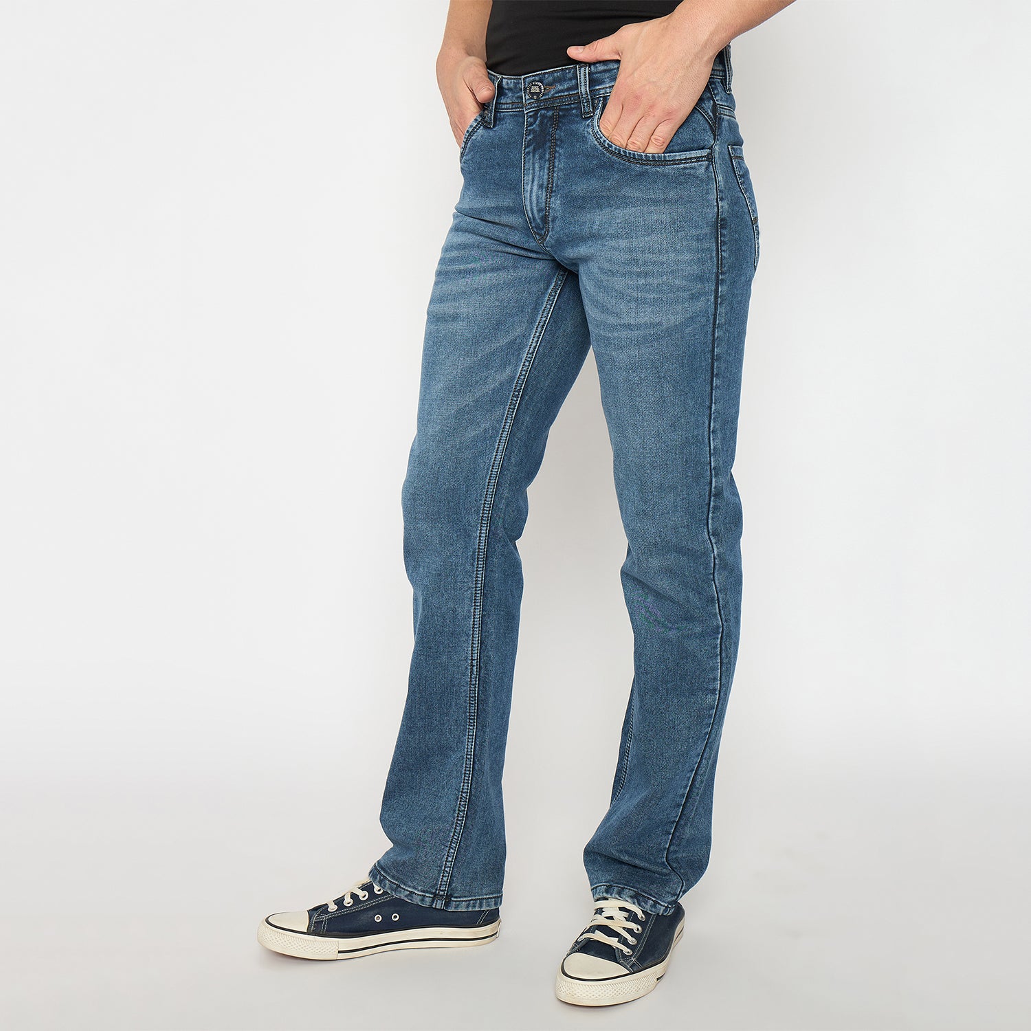 Duke Urban Men Comfort Fit Stretchable Jeans (SDD5720C)