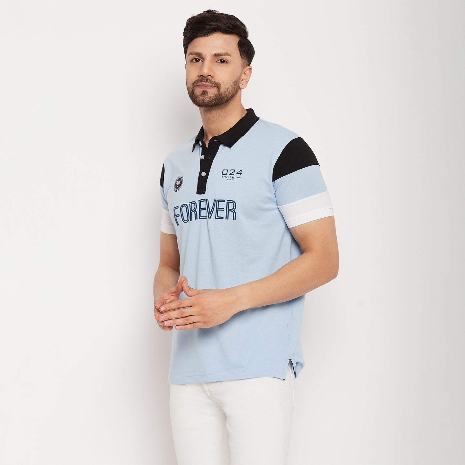 Duke Stardust Men Polo Neck Half Sleeve Cotton T-shirt (1109)