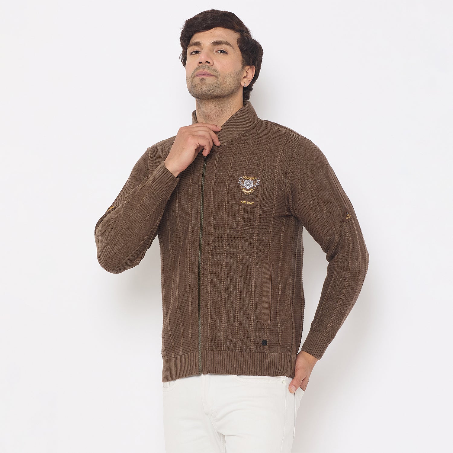 Duke Urban Men Mandrin Neck Sweater (SDS2259)