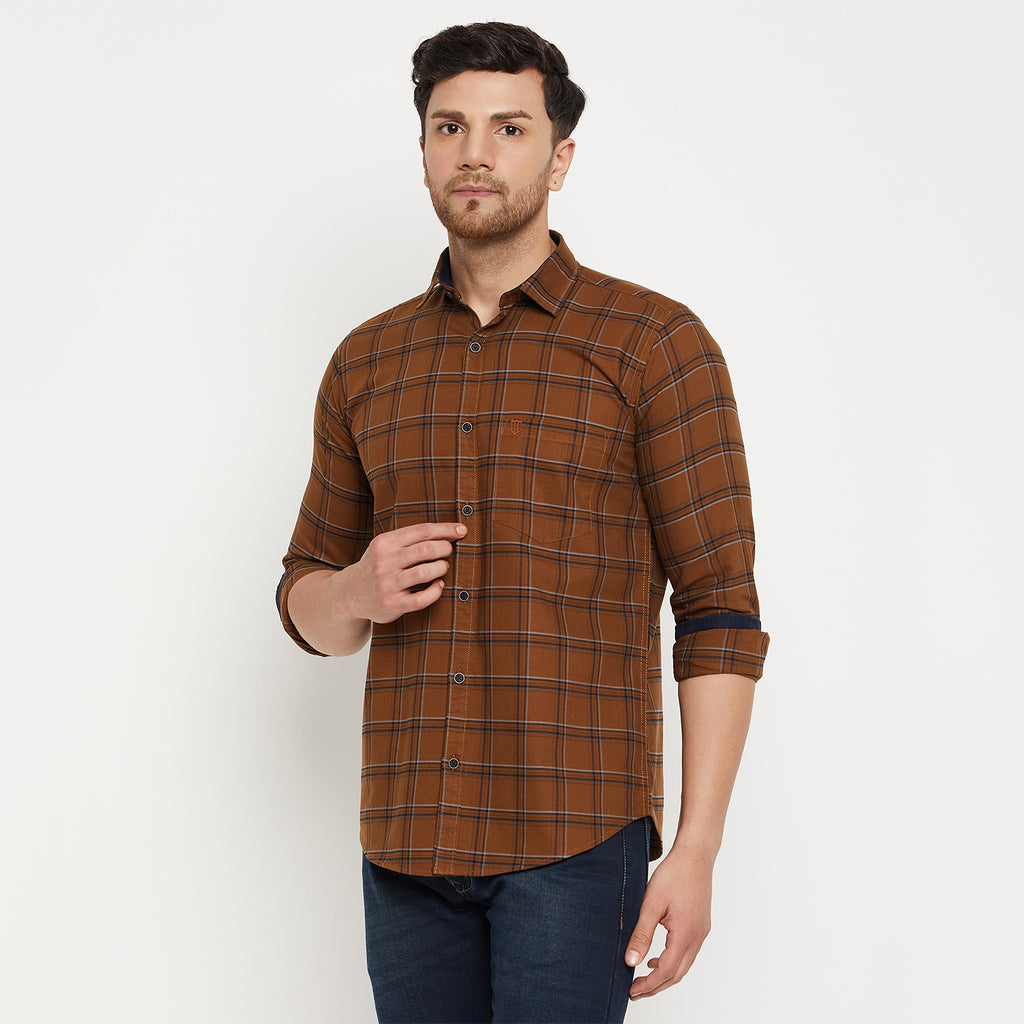 Duke Urban Men Full Sleeve Cotton Shirt (SDO5CKON)