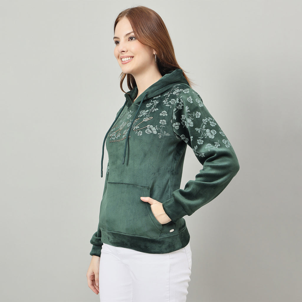 Duke Urban Women Hooded Regular Sweatshirt (LFX971)