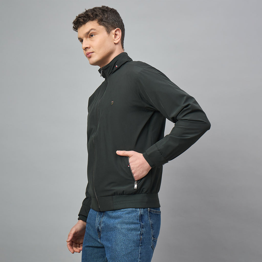 Duke Urban Men Full Sleeve High Neck Bomber Jacket (SDZ3108R)
