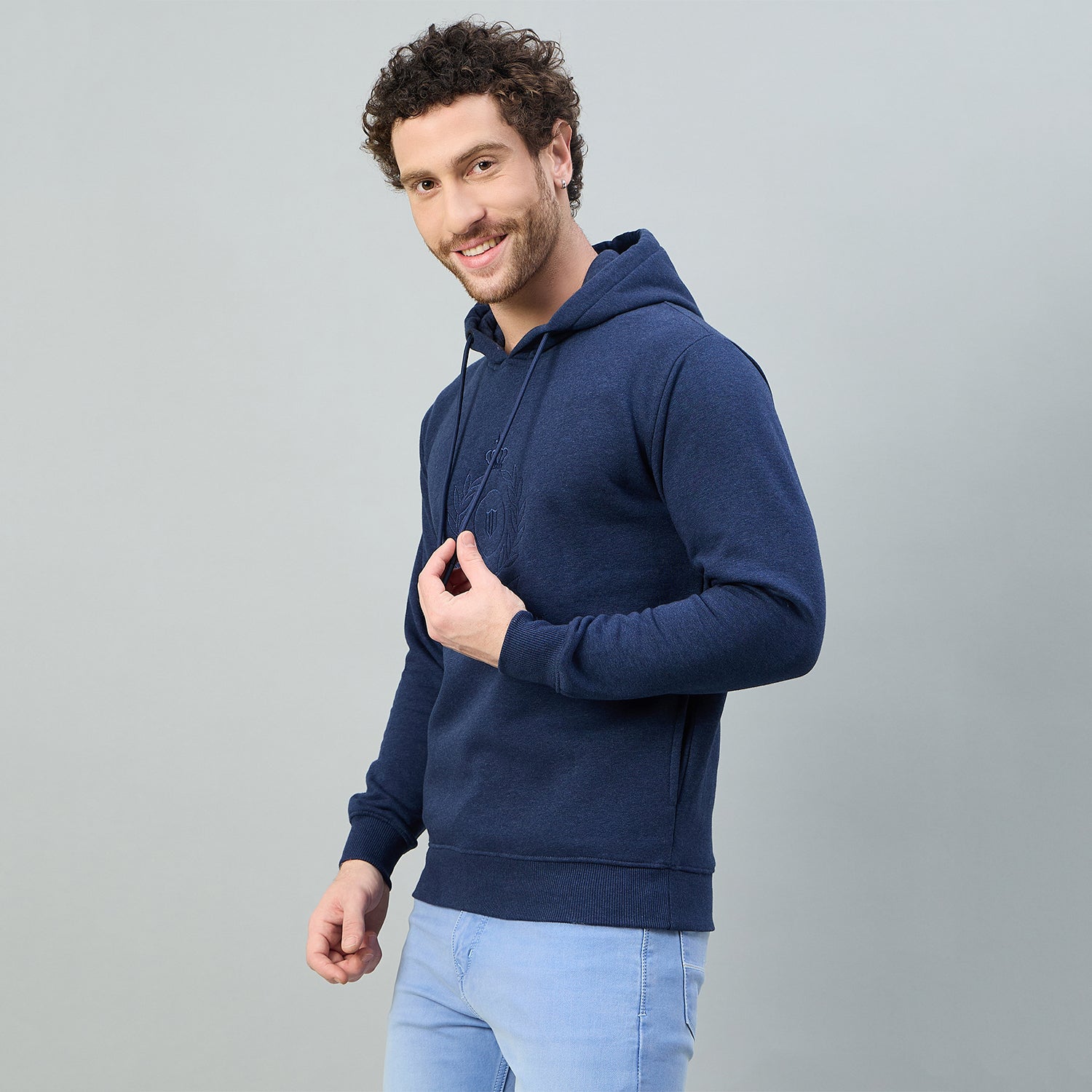 Duke Urban Men Hooded Regular Sweatshirt (LF6440)