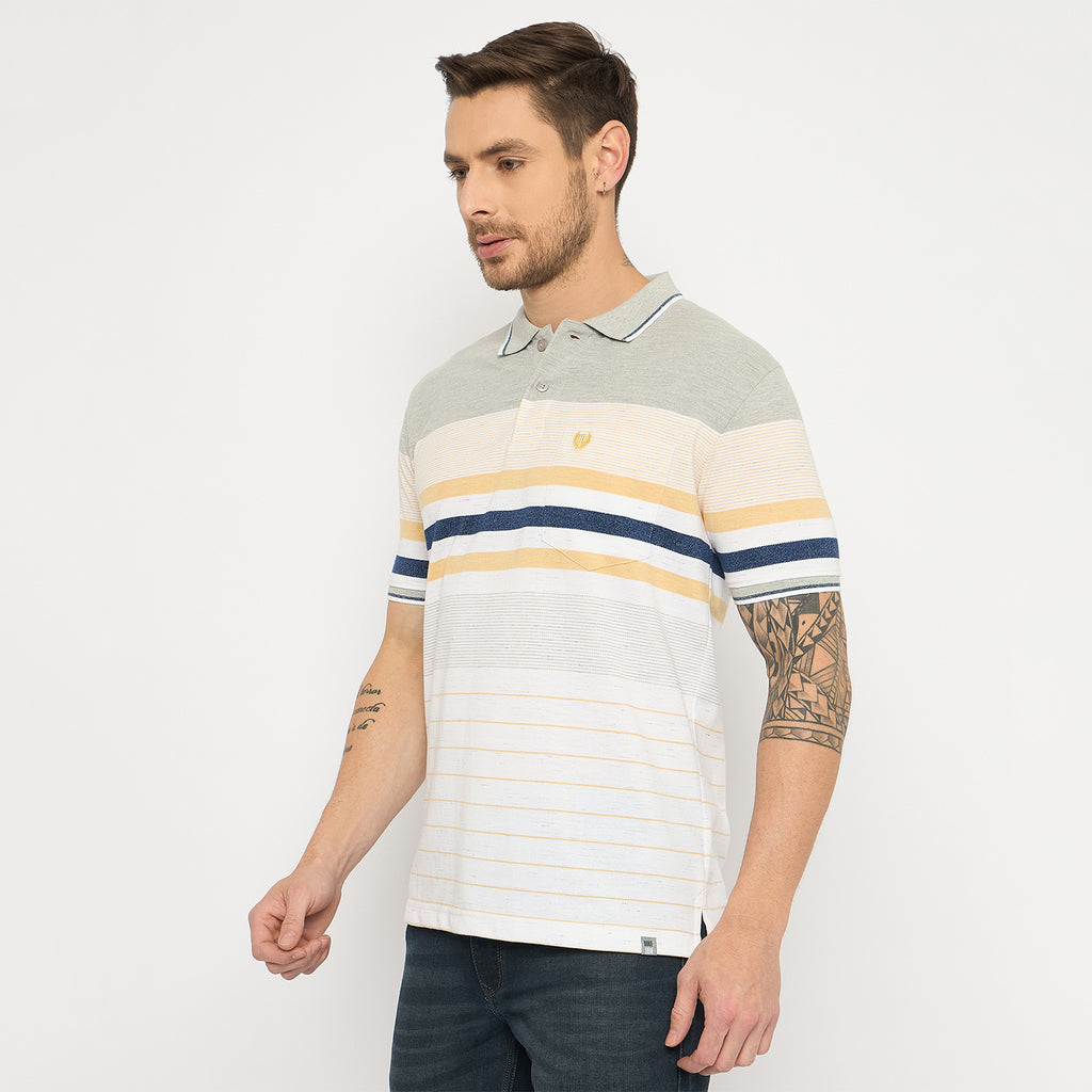 Duke Urban Men Half Sleeve Cotton Polo Tshirt (LF7364)
