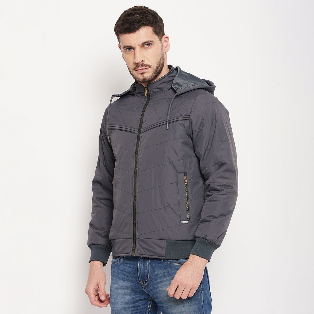 Duke Urban Men Full Sleeve Hooded Jacket (OSDZ1089)