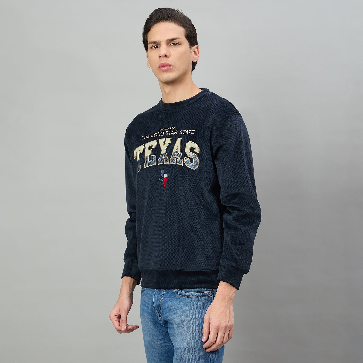 Duke Urban Men Round Neck Full Sleeve Regular Sweatshirt (LF6463)