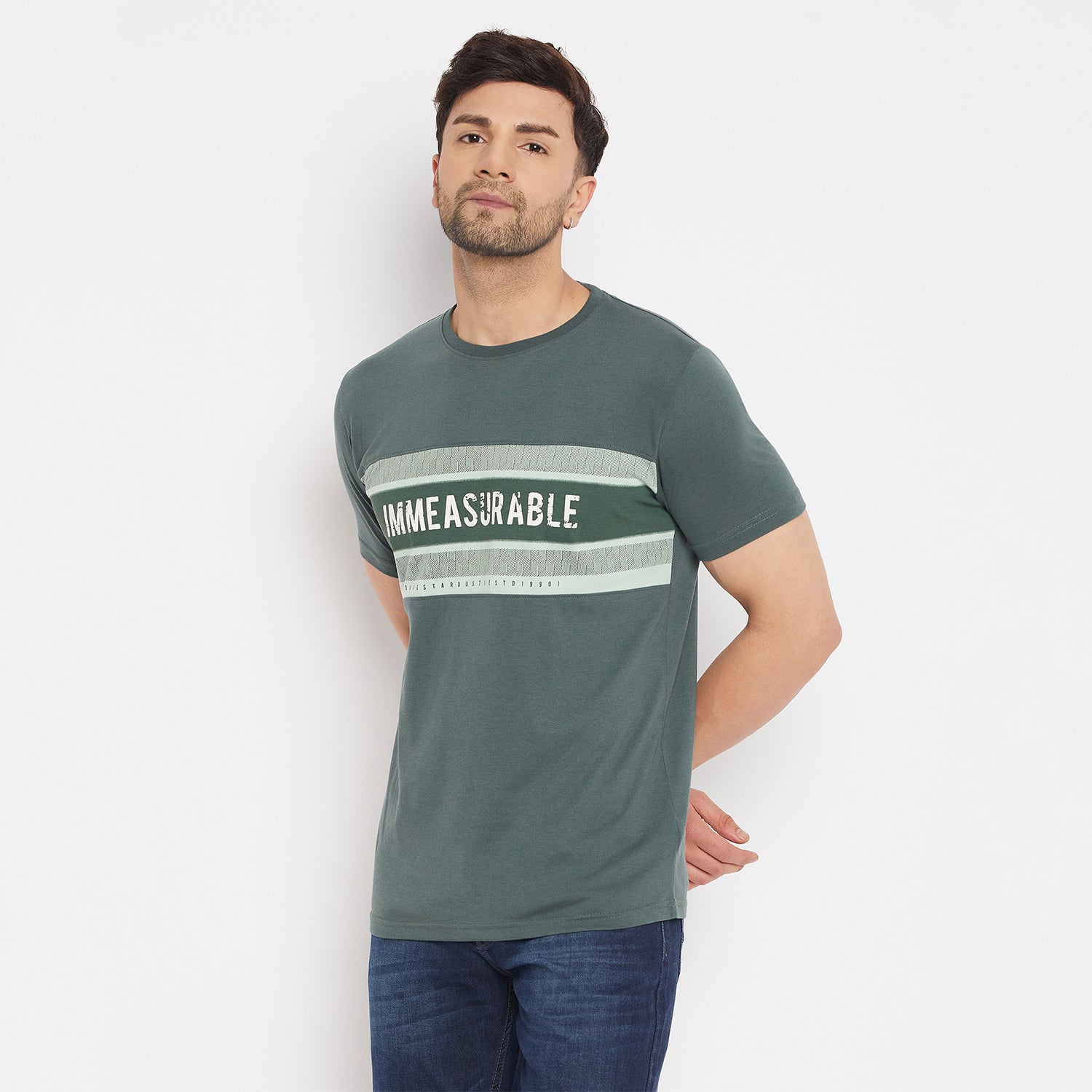 Duke Urban Men Half Sleeve Cotton T-shirt (MLF7051)